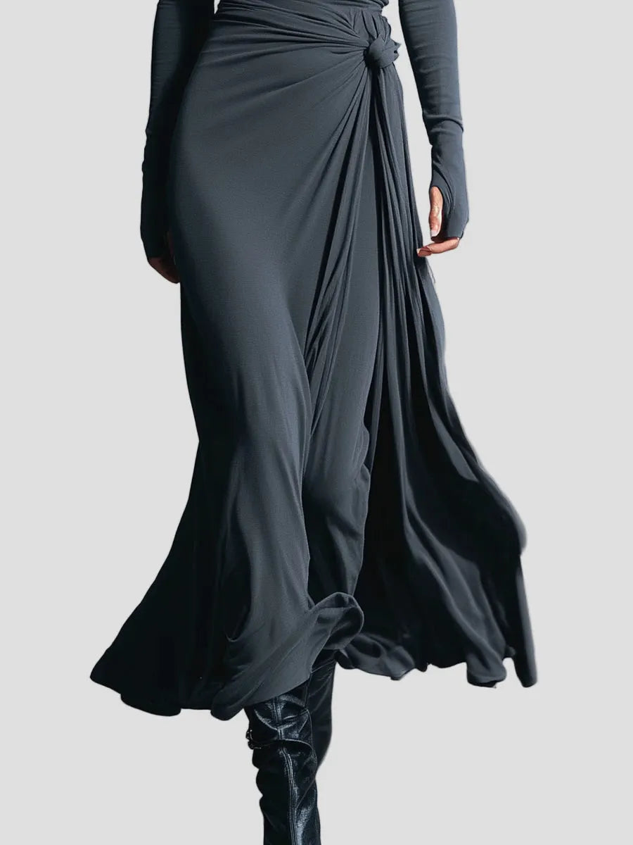 Liora Wrap Maxi Dress
