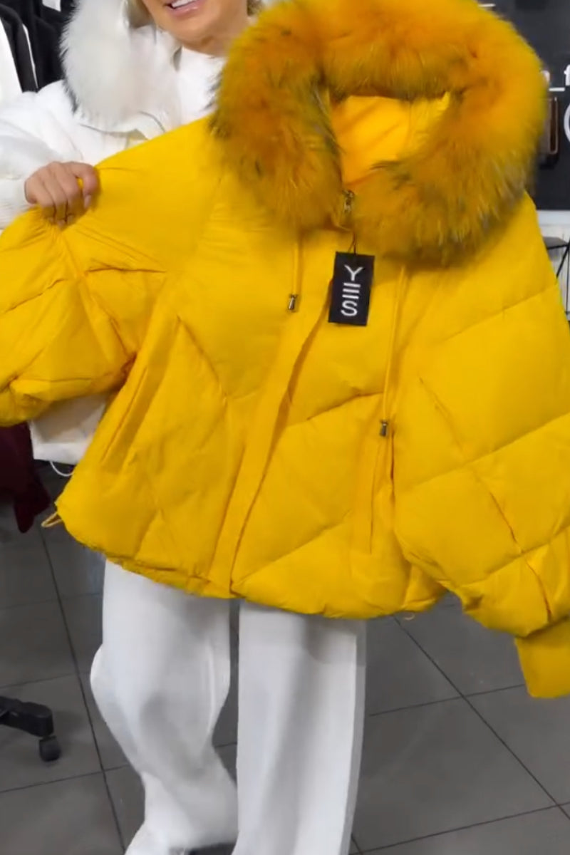 Fur Collar Puffer Jacket