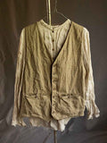 Men's Classic Linen Blend Vintage Vest