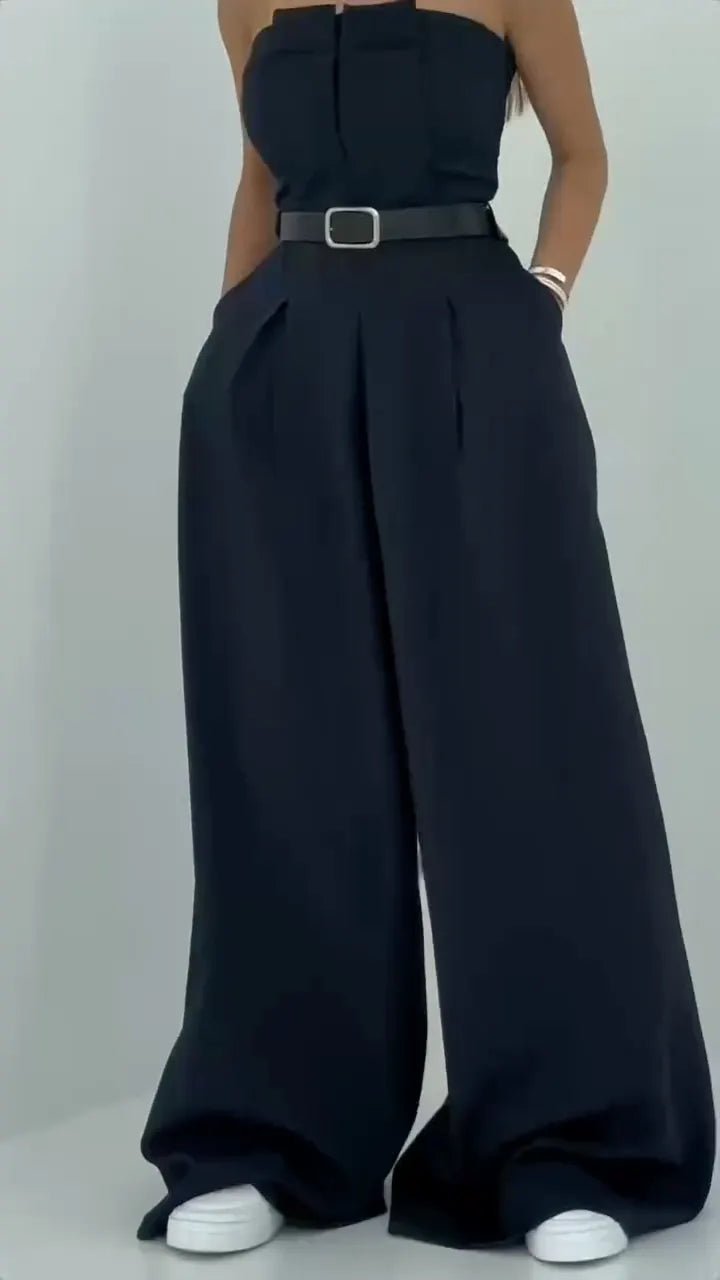 Blazer Wide Leg Pants 2 Piece Set