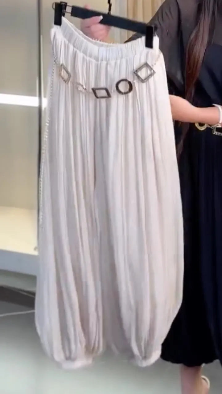 Pleated Harem Pants