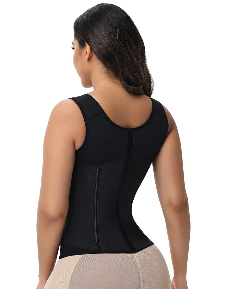🎉 Zipper & Button Double Pressure Sports Waist Trainer