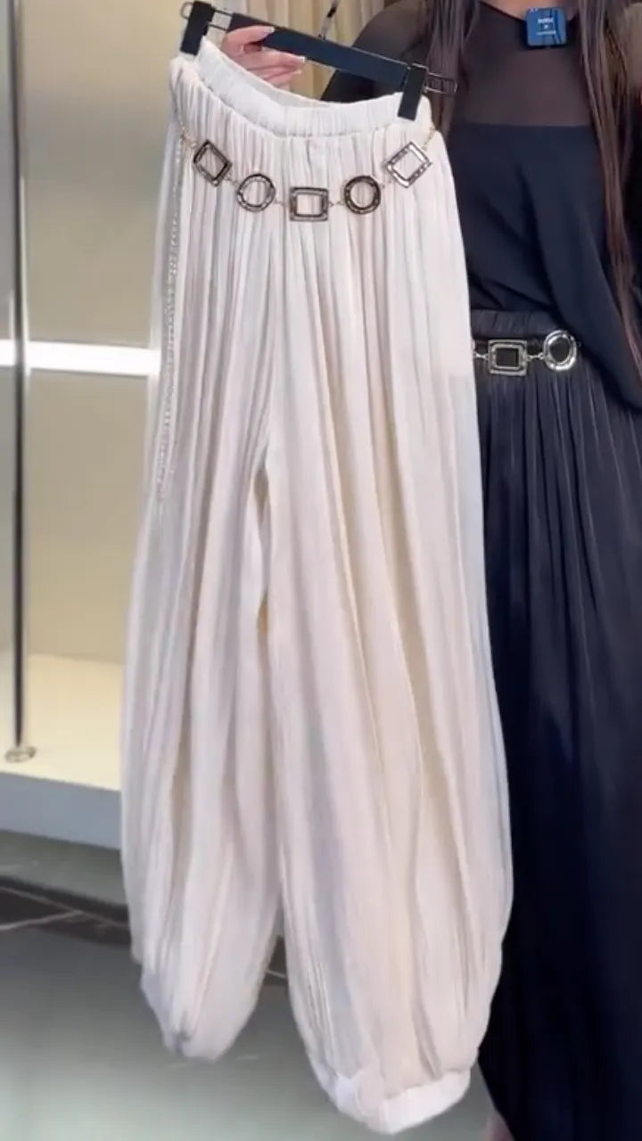 Pleated Harem Pants