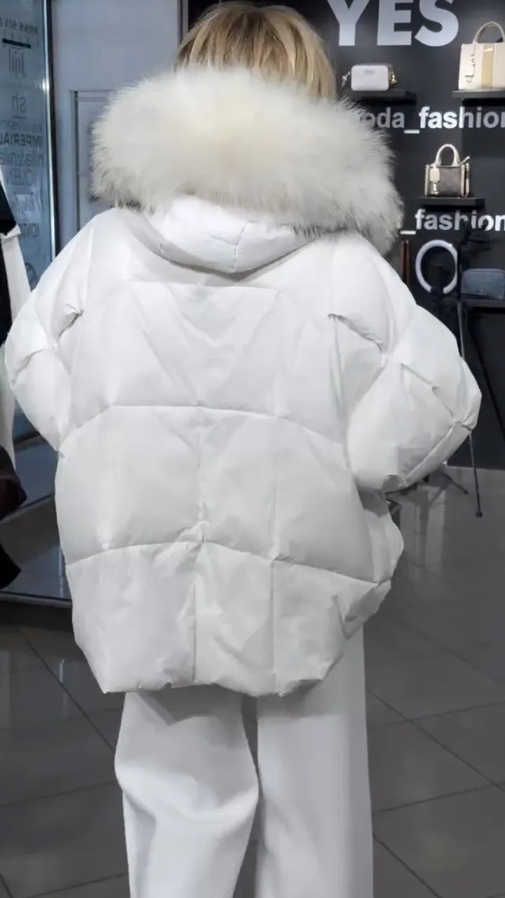 Fur Collar Puffer Jacket