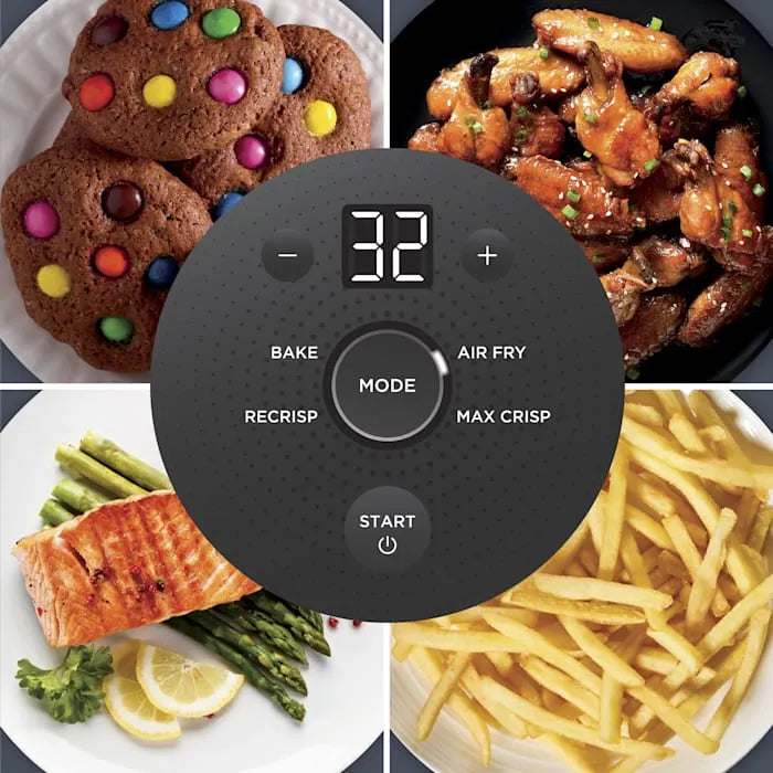🎅CHRISTMAS CLEARANCE SALE💕4- in-1 Portable G lass Air Fryer Cooking System