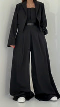 Blazer Wide Leg Pants 2 Piece Set