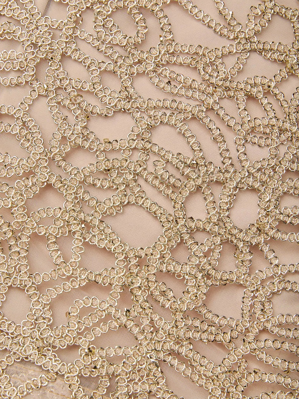 Champagne Lace Satin Halter Crew Neck Sleeveless A-Line Maxi Dress