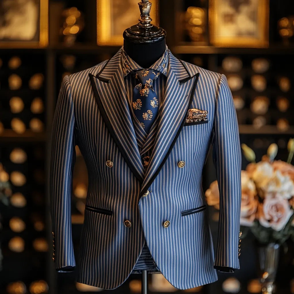 Luxury Suit Embroidery Jacket Limited sale Fashion Men's High quality High discount