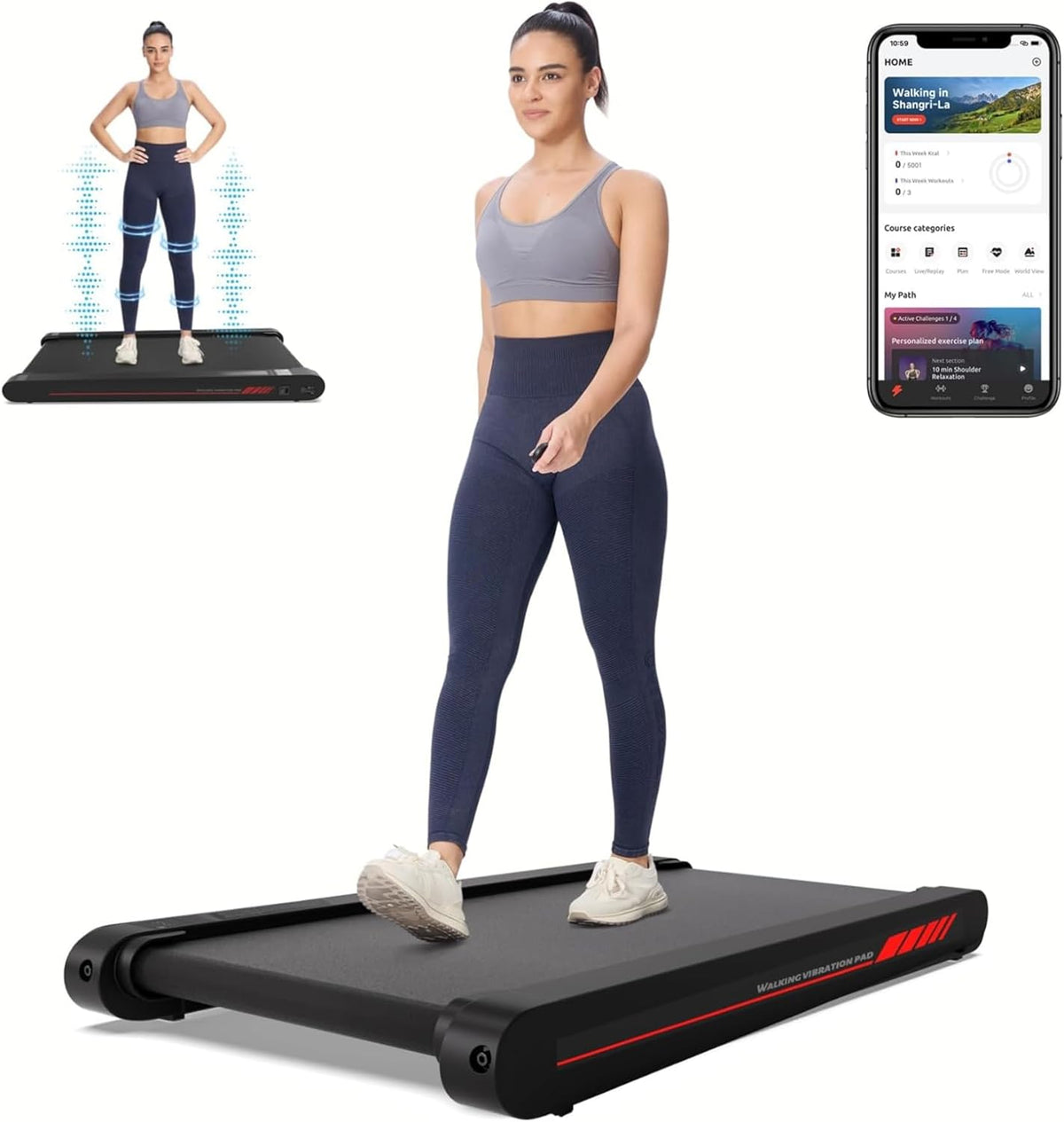 3 in 1 Under Desk Treadmill