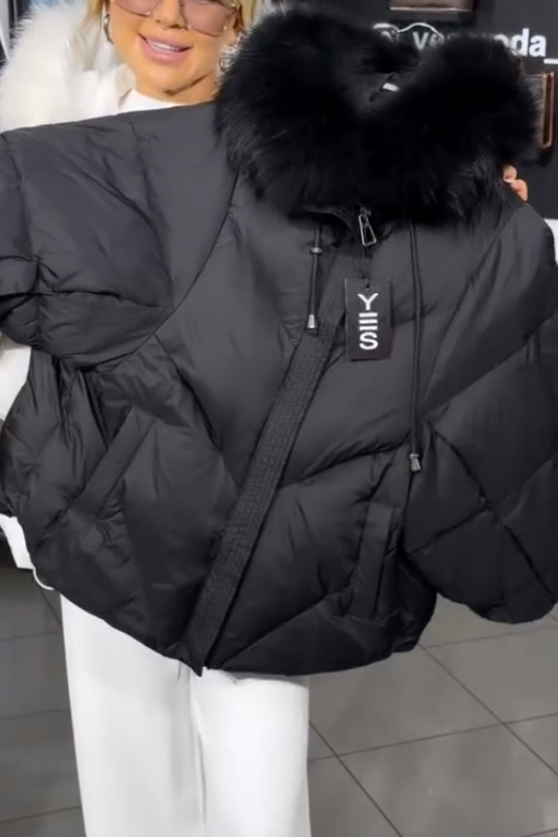 Fur Collar Puffer Jacket