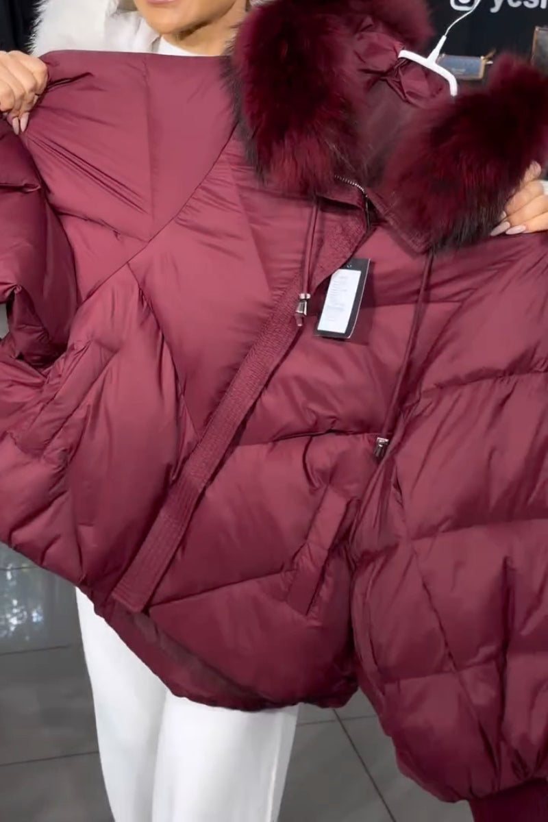 Fur Collar Puffer Jacket