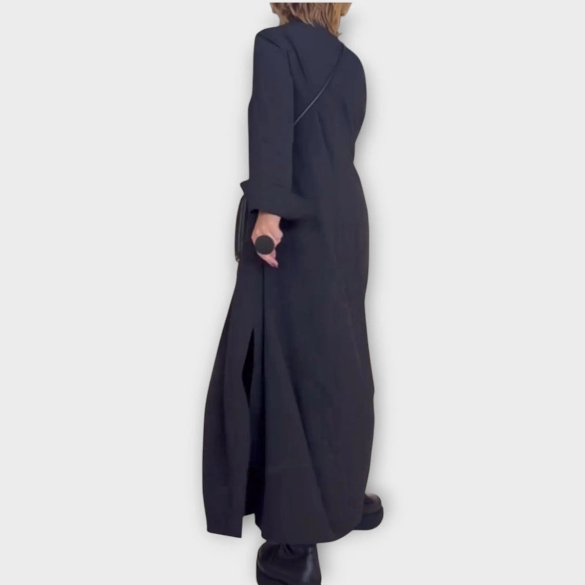Relaxed Collar Maxi Dress