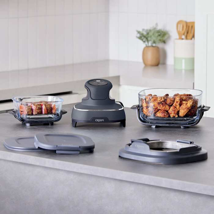 🎅CHRISTMAS CLEARANCE SALE💕4- in-1 Portable G lass Air Fryer Cooking System