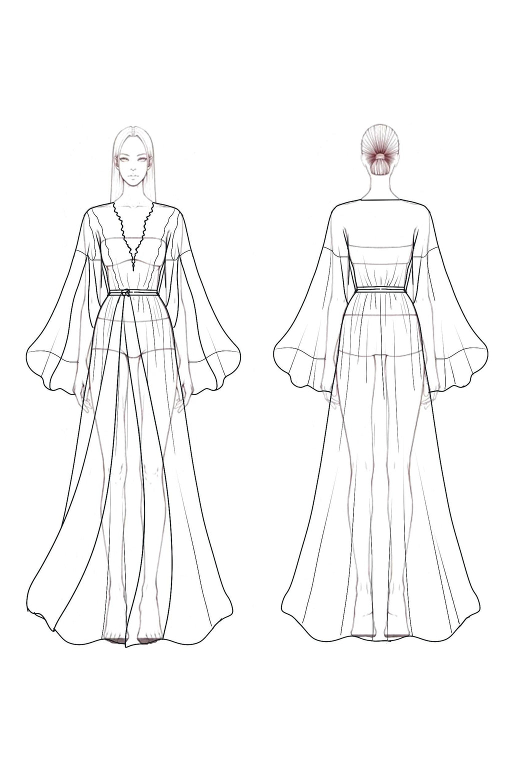 Bohemian Swing Dress White Deep V Lace Maxi Dress