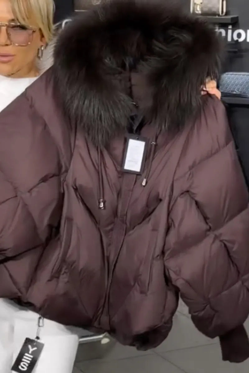 Fur Collar Puffer Jacket