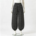Polka Dot Baggy Balloon Pants High Waist Retro