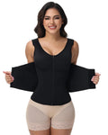 🎉 Zipper & Button Double Pressure Sports Waist Trainer