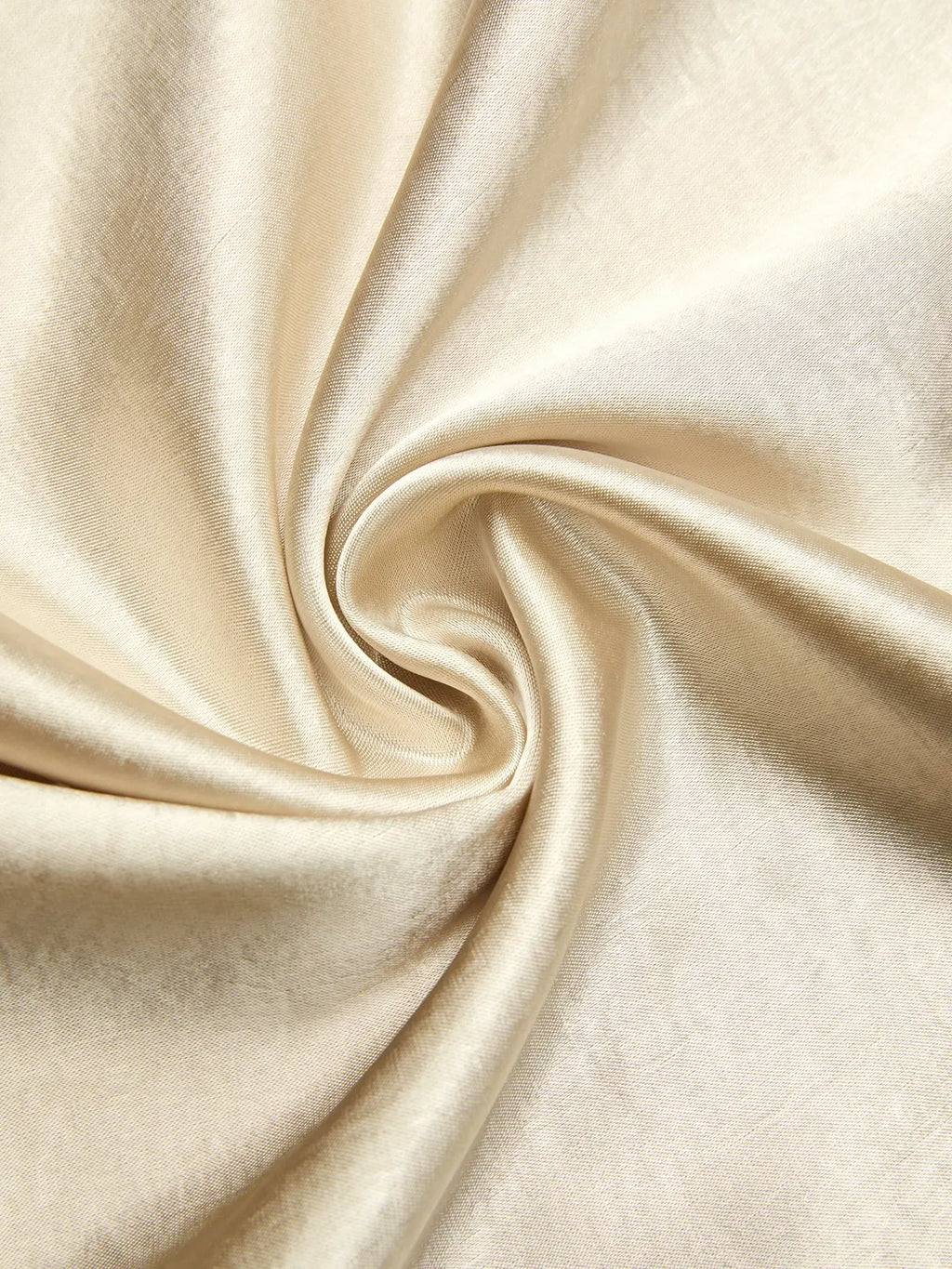 Champagne Ruffled Ruched Satin One Shoulder Sleeveless Sheath Floor-length Gown Dress