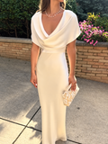 Elegant Swing-Collar Dress