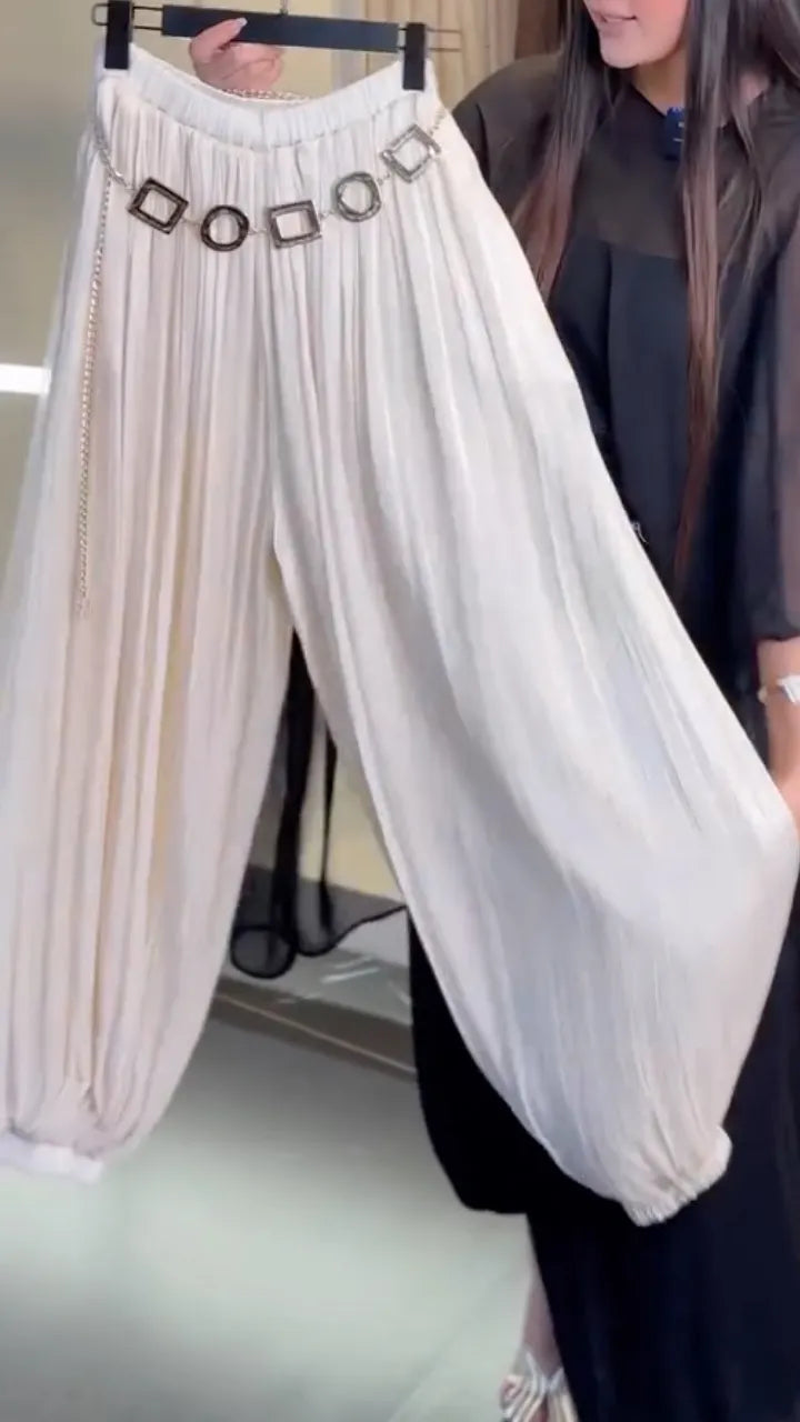 Pleated Harem Pants