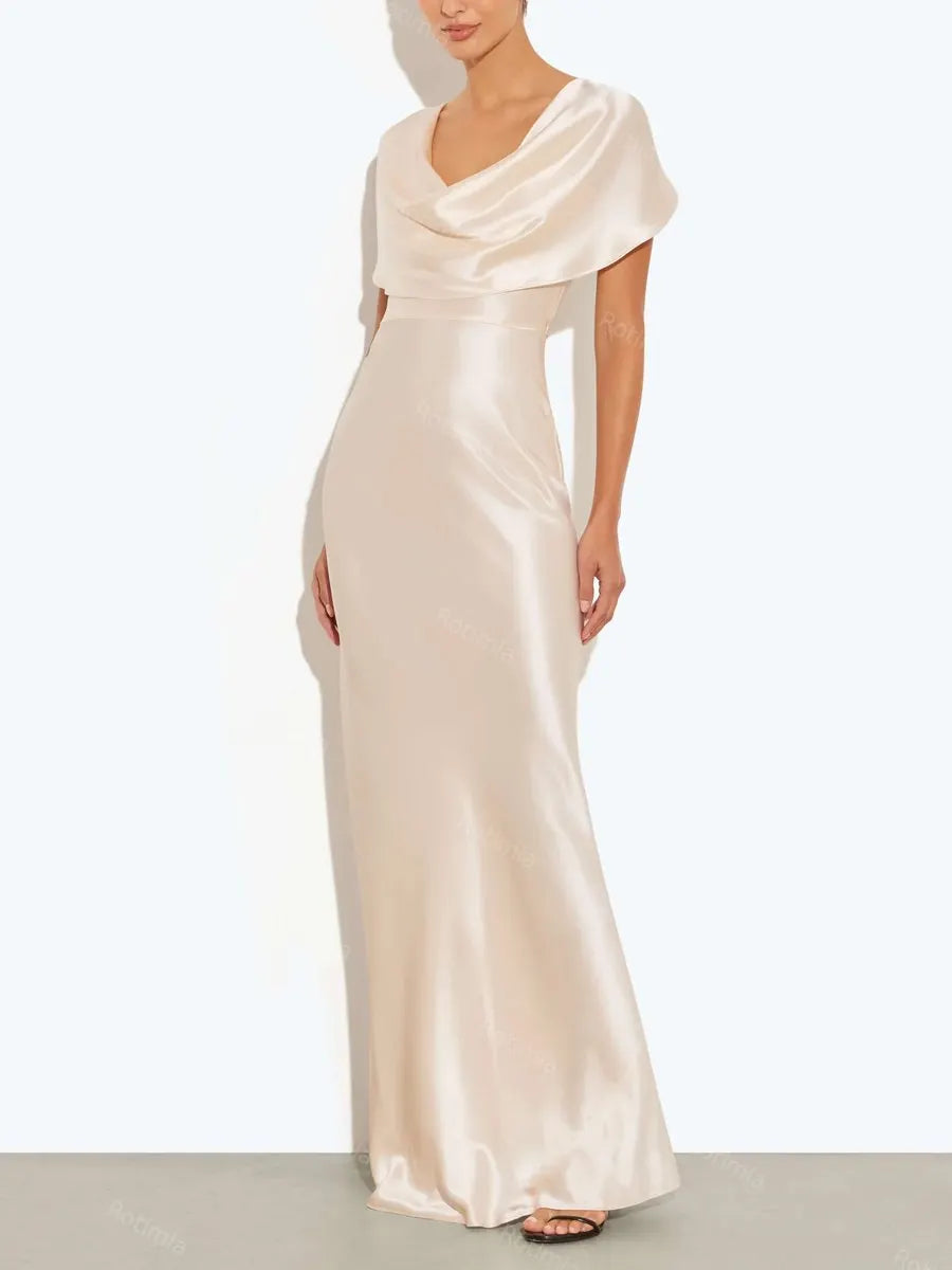 Elegant Swing-Collar Dress