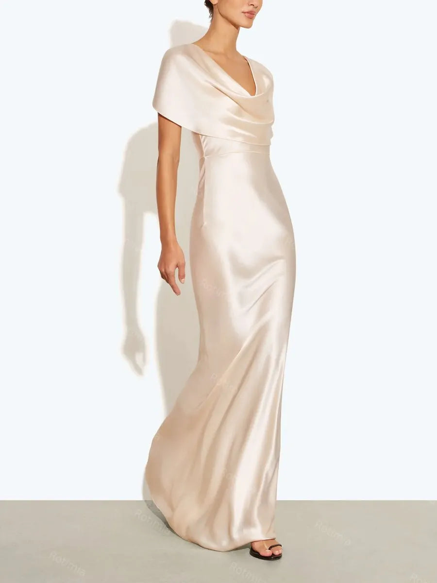Elegant Swing-Collar Dress